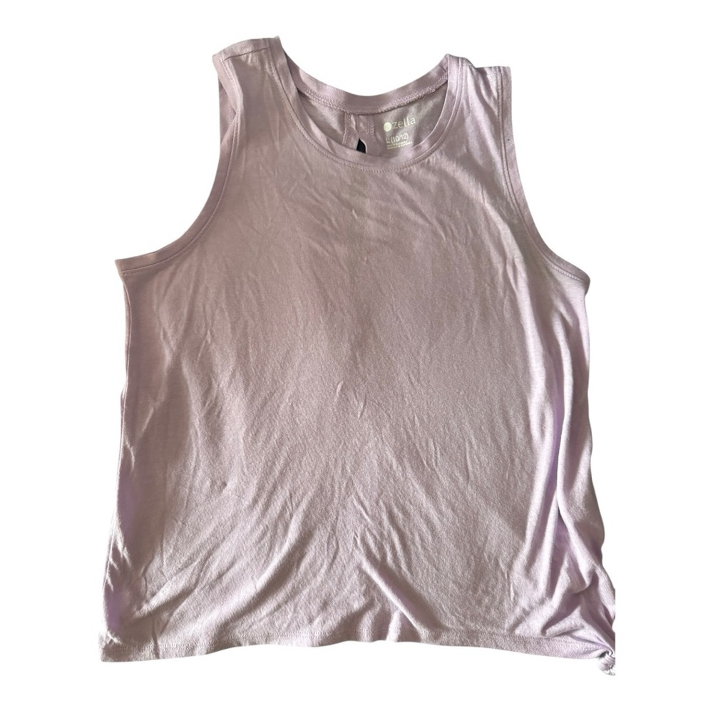 NWT Zella Soft Lilac Sleeveless Girl’s Top, Oversized SZ L/10-12, Cute & Light! - Picture 4 of 6
